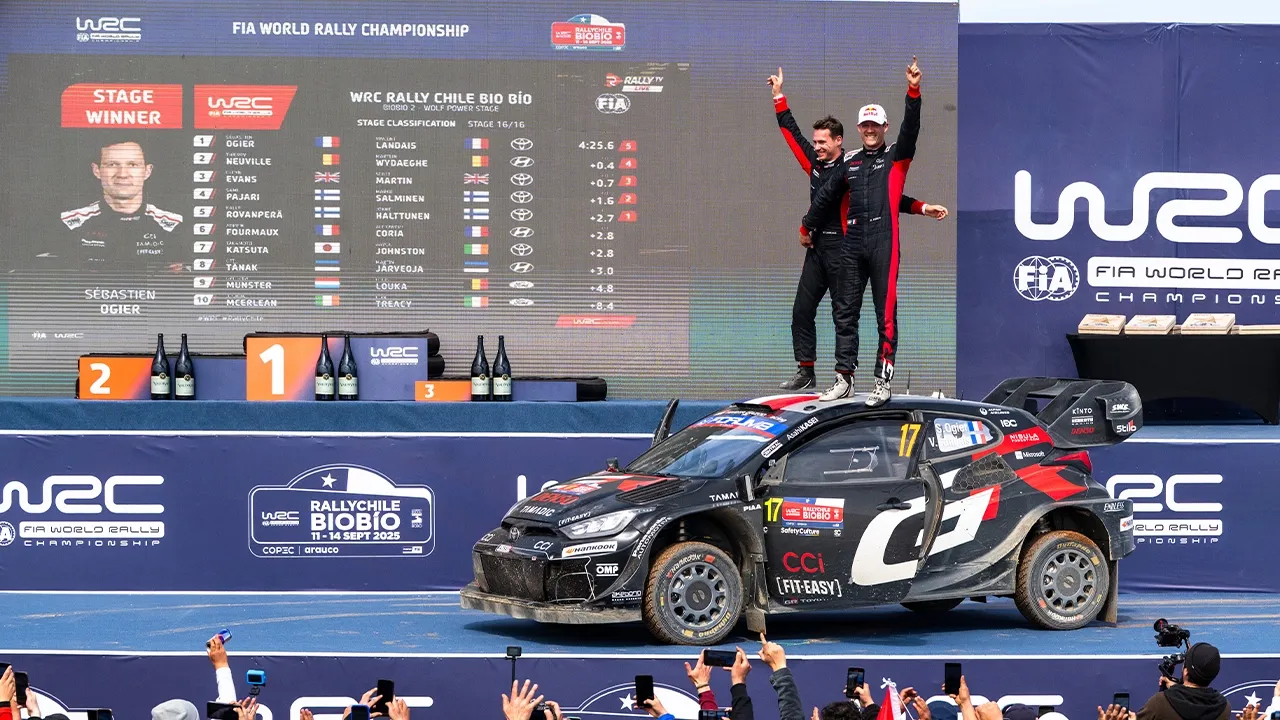 Sébastien Ogier, Toyota ile Şili Rallisi'nde Zafere Ulaştı